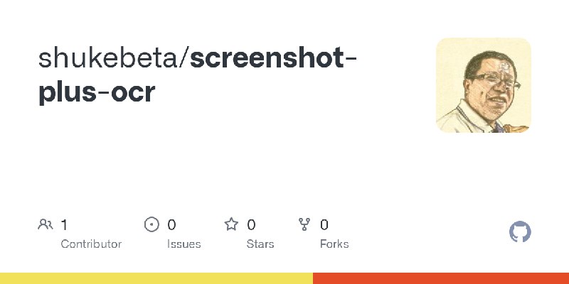GitHub - shukebeta/screenshot-plus-ocr